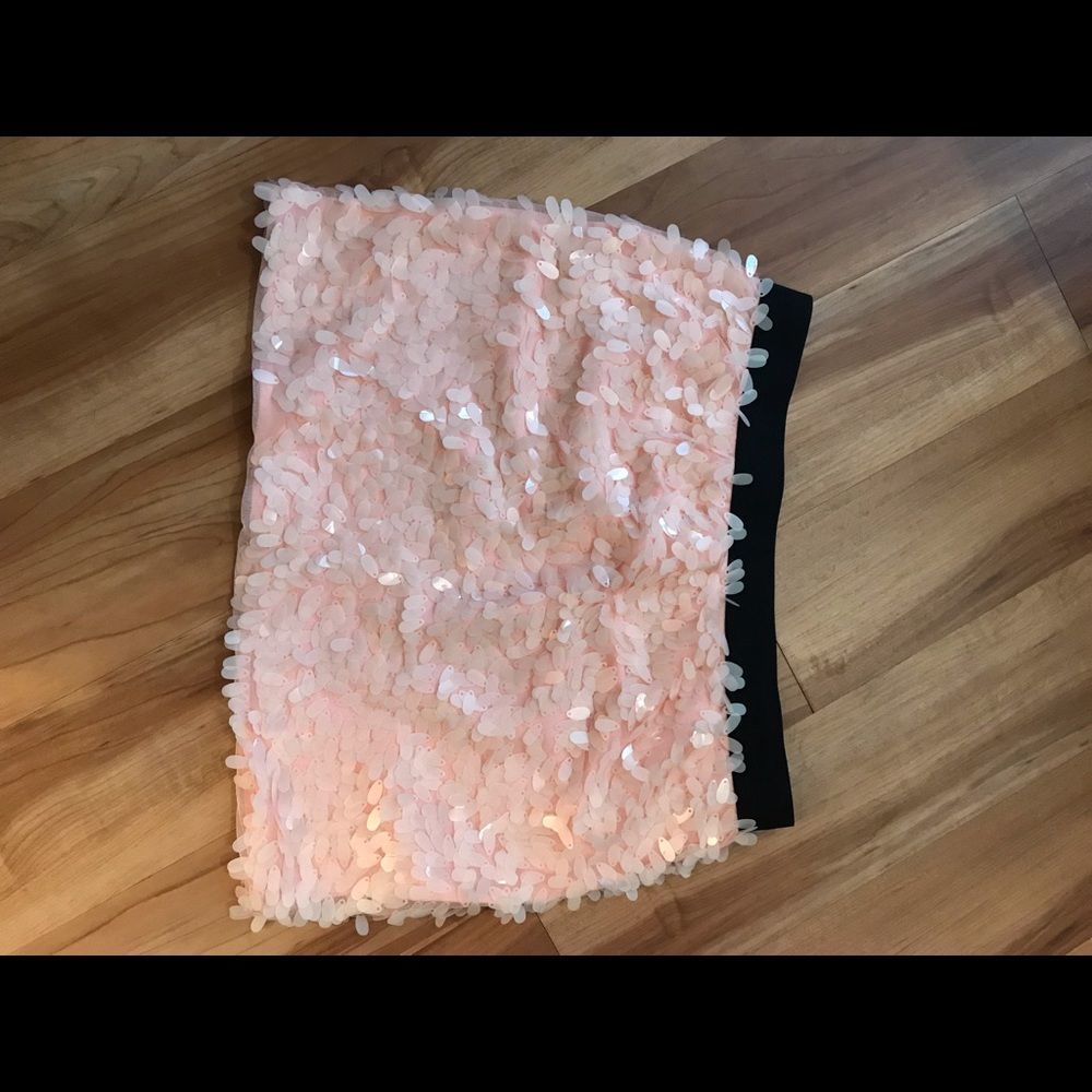 Sequin mini skirt
